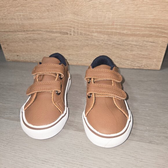 Size 7 (Toddler) US Sports Brown Velcro - Picture 1 of 4